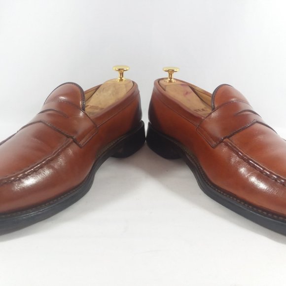 Allen Edmonds \'Cole\' Cognac Leather Penny Loafers main image 4